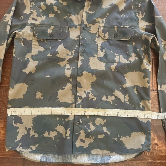 Zara Camo Pattern Long Sleeve Shirt Medium - Picture 2 of 8